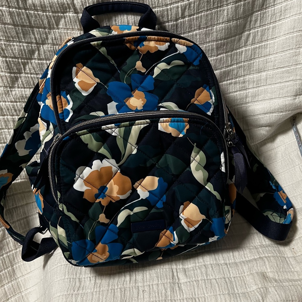 Vera Bradley performance twill mini backpack in Immersed Blooms